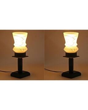 afast Set of 2 Table Lamps with Decorative Glass Shade-picture-43