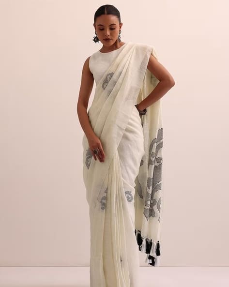 Indie Picks Women Cotton Saree Pure Mulmul