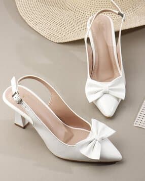 chinraag Women Pointed-Toe Kitten Heeled Sandals-picture-49