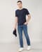 Men Lightly Washed Slim Fit Jeans