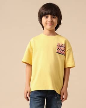 u.s. polo assn. Boys Logo Print Oversized Fit Crew-Neck T-Shirt-picture-53