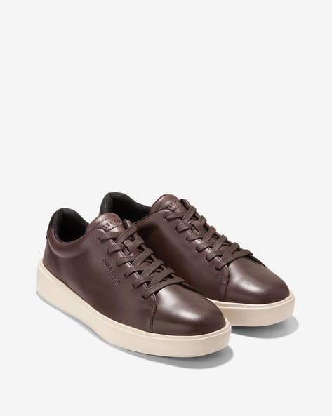 Cole Haan Men Flat Lace Fastening with Leather Upper