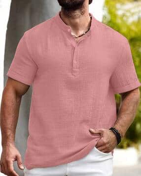 buda jeans co Men Regular Fit Short Kurta-picture-19