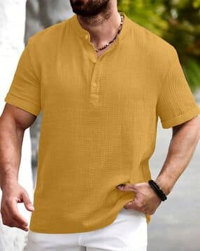 buda jeans co Men Regular Fit Short Kurta-picture-20