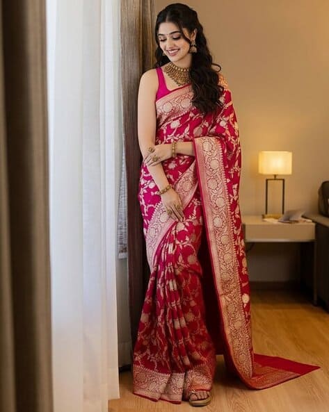Woven Banarasi Silk Designer Kanjivaram Saree