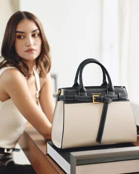 Women Satchel Bag with Detachable Strap-image-5