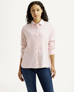 levi's Women Collar-Neck Relaxed Fit Casual Shirt-picture-27