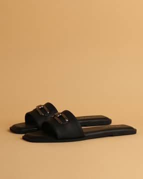 eridani Women Open Toe Slip-On Flat Sandals-picture-18