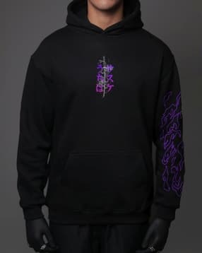 white husk Sasuke Anime Printed Oversized Hoodie-picture-35