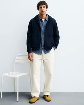mischief monkey Men Relaxed Fit Zip-Front Hoodie-picture-24