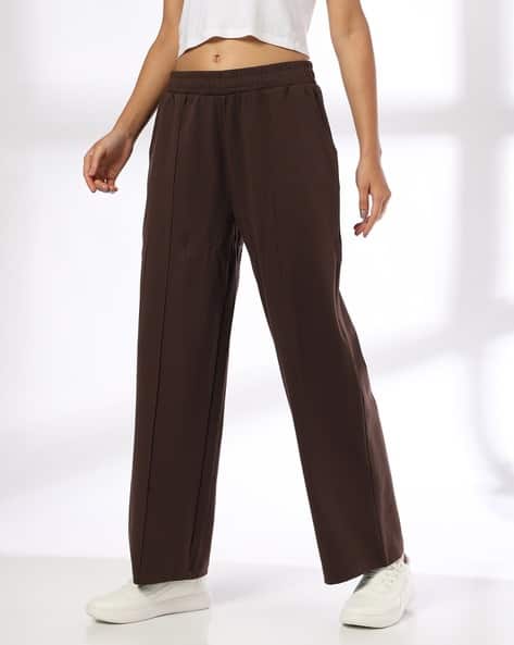 Buy Teamspirit Women Mid-Rise Straight Trackpants Online | Ajio.com