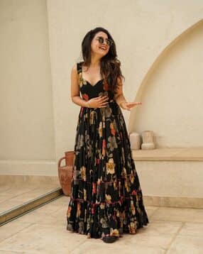 nyrika Women Floral Gown Dress-picture-34