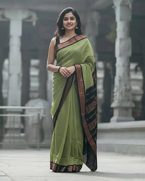 indie picks Woven Banarasi Silk Designer Kanjivaram Saree-picture-44