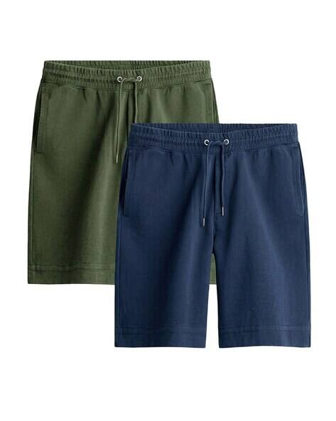 Nobero Men Pack of 2 Regular Fit Shorts