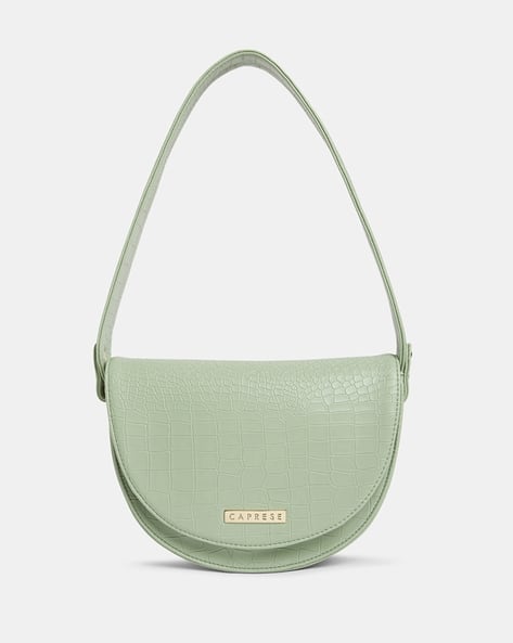 CAPRESE Women Satchel Bag with Magnetic Button Closure