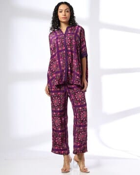 fusion Women Placement Printed 2 -Piece Set-picture-28