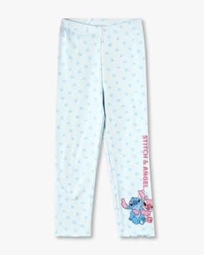 kg frendz Girls Stitch & Anjel Polka-Dot Print Leggings-picture-33