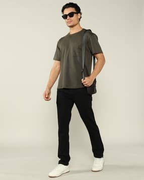 Men Low-Rise Slim Fit Stretch Jeans