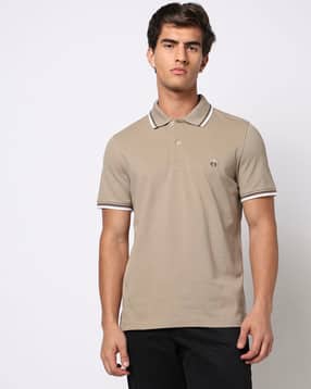 Men Slim Fit Polo T-Shirt