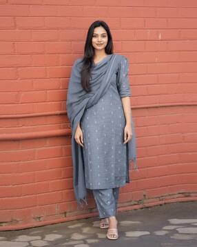 aaghnya fashion Women Floral Straight Kurta Set-picture-28