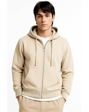mischief monkey Men Relaxed Fit Zip-Front Hoodie-picture-16