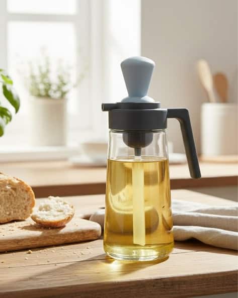 WE3 Glass Oil Dispenser Bottle