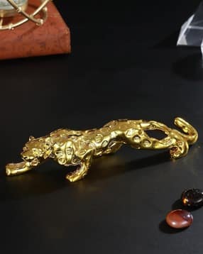 Decorative Panther Jaguar Leopard Sculpture Showpiece