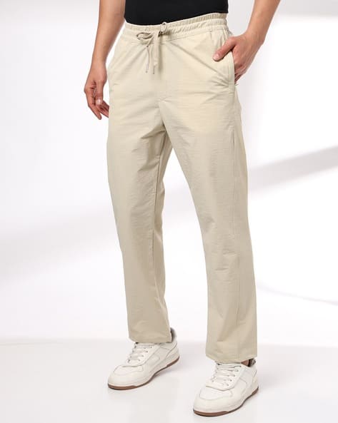 Teamspirit Men Relaxed Fit Track Pants with Insert Pockets