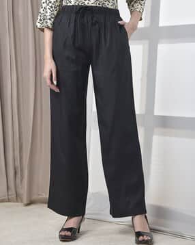 dollar missy Women Wide Leg Mid-Rise Palazzos-picture-14