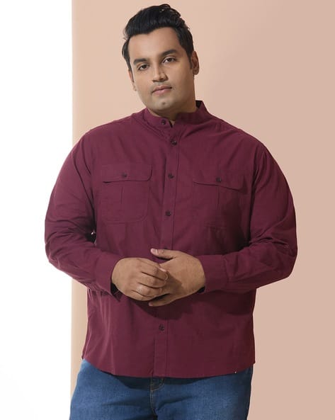 Neon Chillie Men Plus Regular Fit Shirt