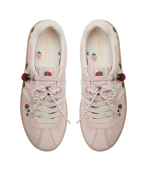ALDO Women Floral Print Lace-Up Sneakers