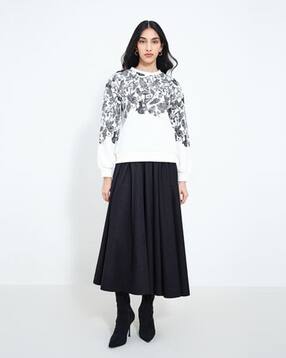 and Women Floral Print Regular Fit Sweatshirt-picture-39