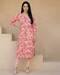 Woman Floral Print Cotton Straight Kurta