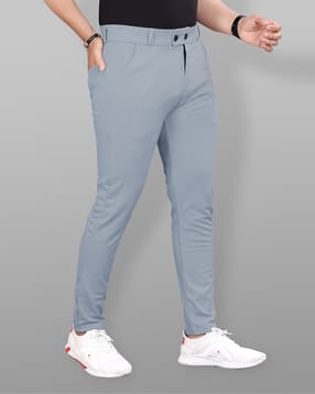 combraided x ag Men Mid-Rise Slim Fit Flat-Front Trousers-picture-46