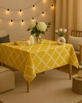 throw pillow Geometric Print Rectangular-Shaped Table Cover -picture-41