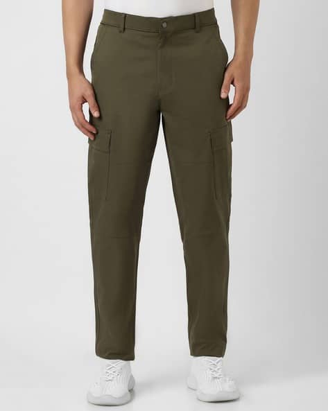 VAN HEUSEN Men Mid-Rise Straight Track Pants