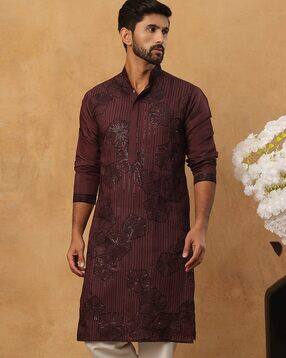 jompers Men Embroidered Regular Fit Kurta-picture-43