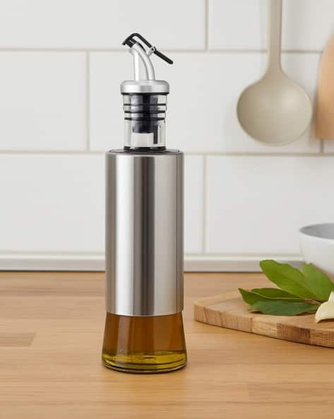 Baskety Stainless Steel Body Oil Dispenser Bottle