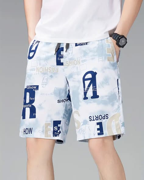 Buda Jeans Co Men Printed Regular Fit Mid-Rise Shorts