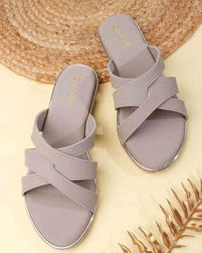 Women Regular Fit Slip-On Flat Sandals-image-5