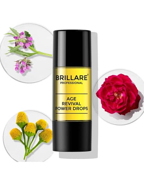 Brillare Professional Age Revival Power Drops Natural Face Serum