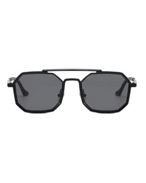 Unisex UV-Protected Hexagonal Sunglasses-170-C2-image-35
