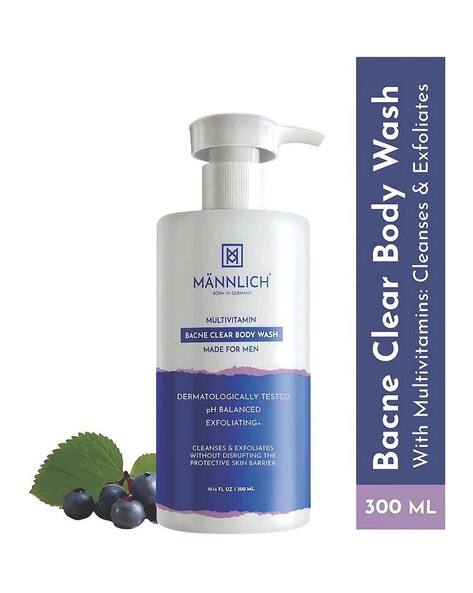 Mannlich Multivitamin 2 Salicylic Acid Body Acne Body Wash