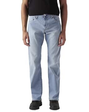 Buy LEVI'S Men Lightly Washed 517 Bootcut Jeans Online | Ajio.com