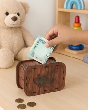 afast Wooden Money Saving Piggy Bank-picture-30
