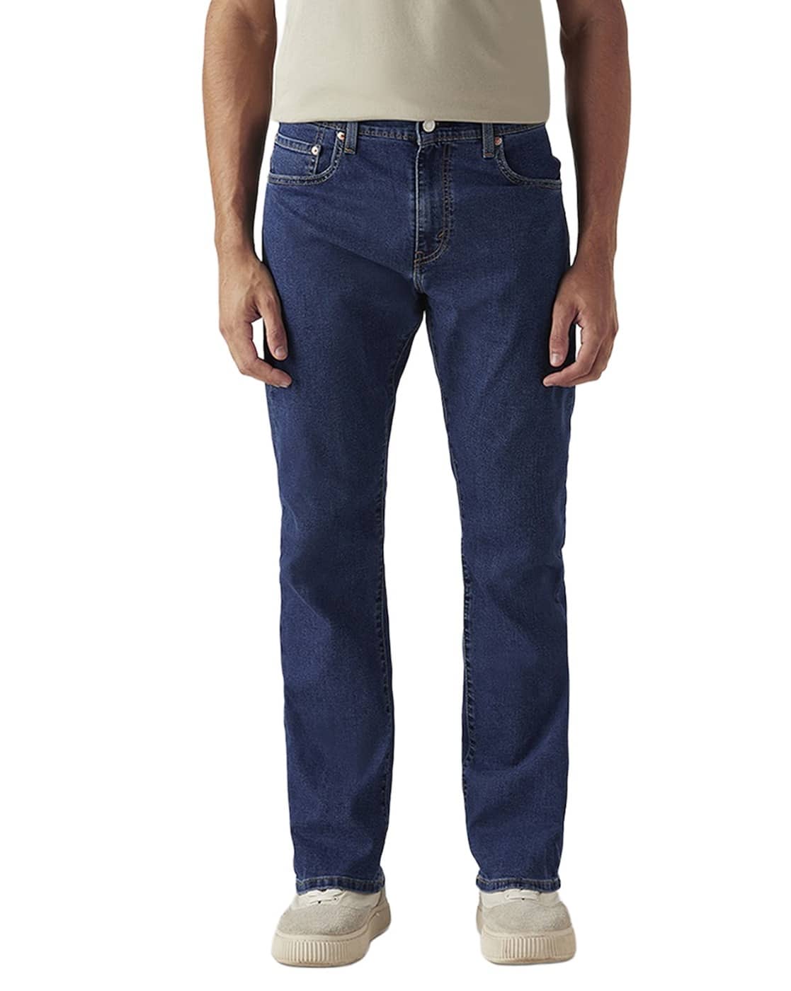 Buy LEVI'S Men Lightly Washed 517 Bootcut Jeans Online | Ajio.com