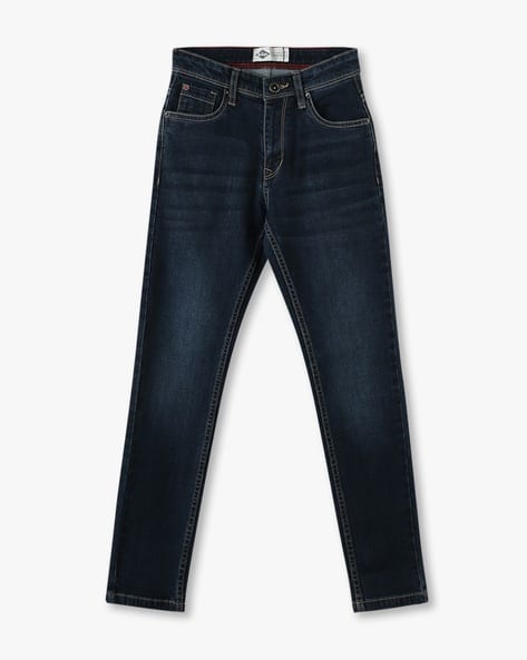 Lee Cooper Boys Mid-Rise Slim Fit Jeans