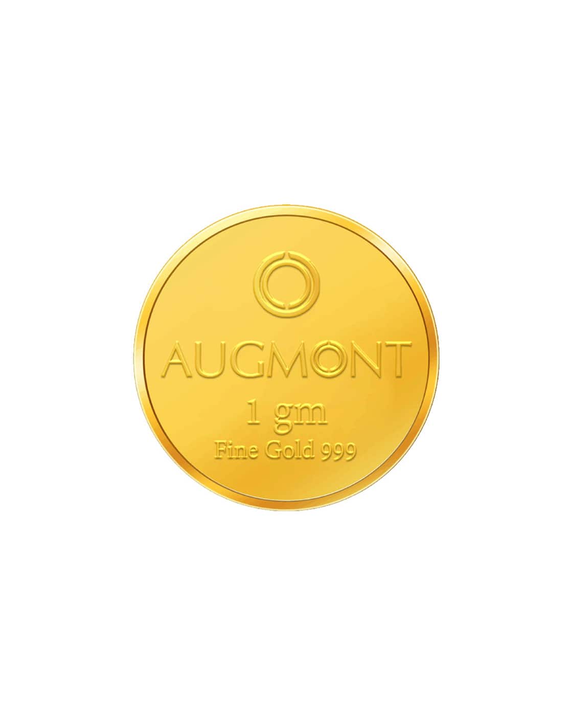 AUGMONT 1g 24K Pure Gold Coin 999 Kalpavriksha For Women (Yellow Gold, FreeSize)