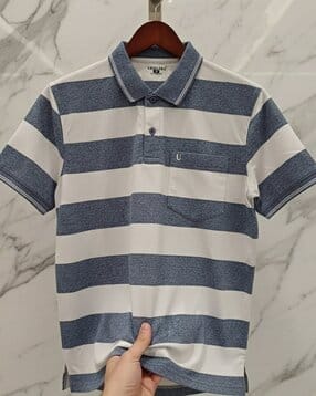 uniberry Men Striped Regular Fit Polo T-Shirt -picture-44