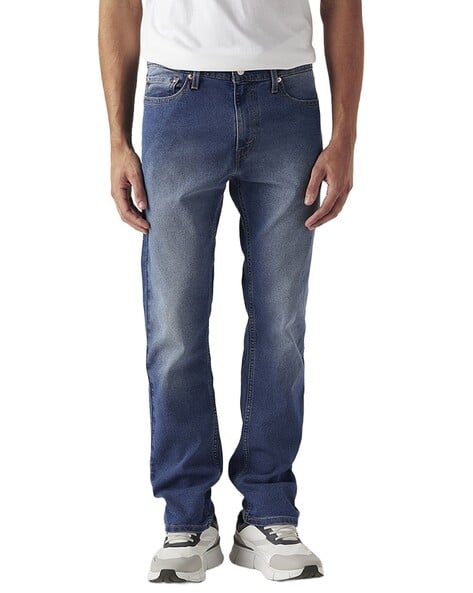LEVI'S Men Mid-Wash 513 Straight Jeans